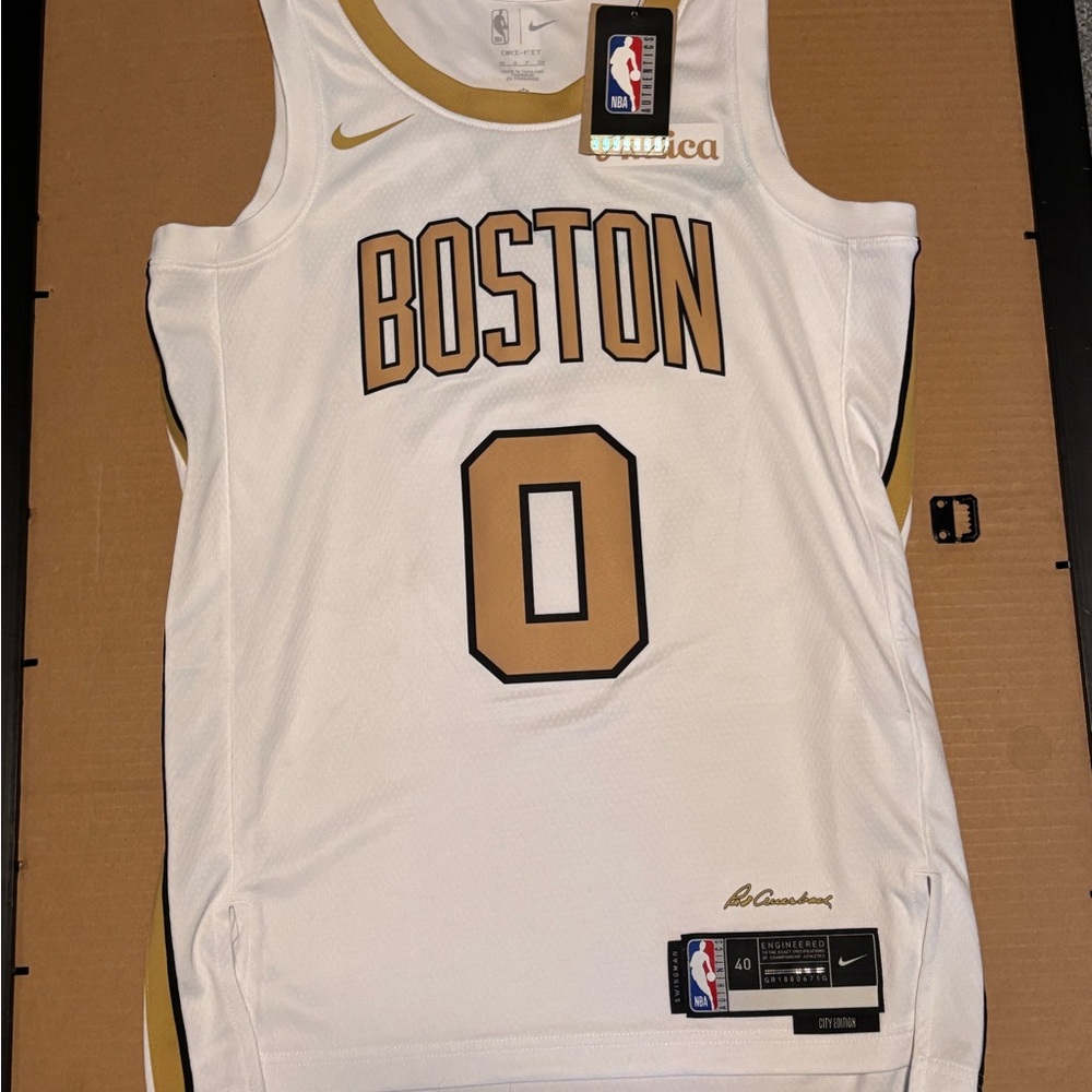 Jayson Tatum Boston Celtics 2025 Nike Authentic Swingman City Edition Jersey 40